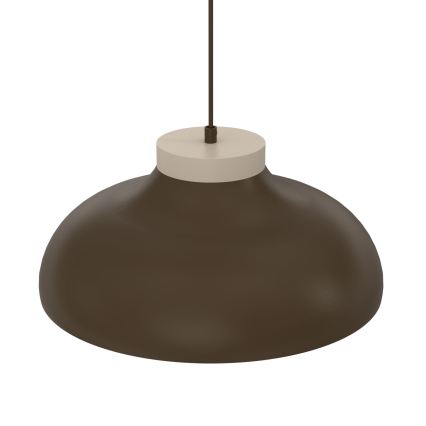 Підвісна люстра на шнурі BASCA 1xE27/15W/230V коричнева/бежева