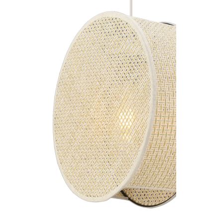 Підвісна люстра на шнурі BIG DRUM 1xE27/60W/230V кремова