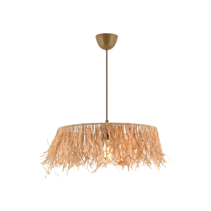 Підвісна люстра на шнурі MARISKA 1xE27/40W/230V, рафія