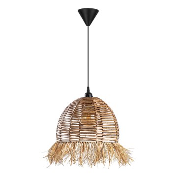 Підвісна люстра на шнурі RUYO 1xE27/40W/230V, коричнева