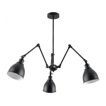 Підвісна люстра на штанзі STARK SHADE 3xE27/60W/230V