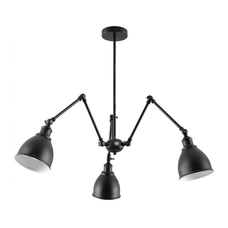 Підвісна люстра на штанзі STARK SHADE 3xE27/60W/230V