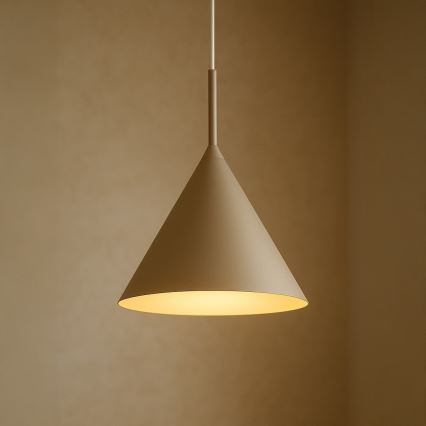 Підвісна люстра на тросі CAPITAL 1xGX53/15W/230V, діам. 32 см, бежева