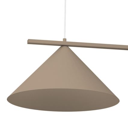 Підвісна люстра на тросі CAPITAL, 3xGX53/15W/230V, бежева