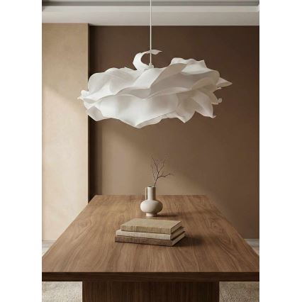 Підвісна люстра на тросі CLOUDY 1xE27/40W/230V, біла