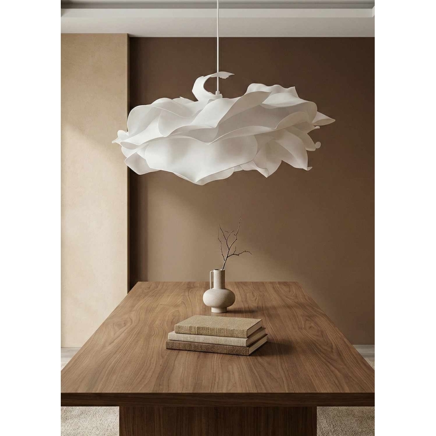 Підвісна люстра на тросі CLOUDY 1xE27/40W/230V, біла