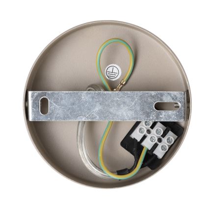 Підвісна люстра на тросі FERRO 1xE27/15W/230V сіра