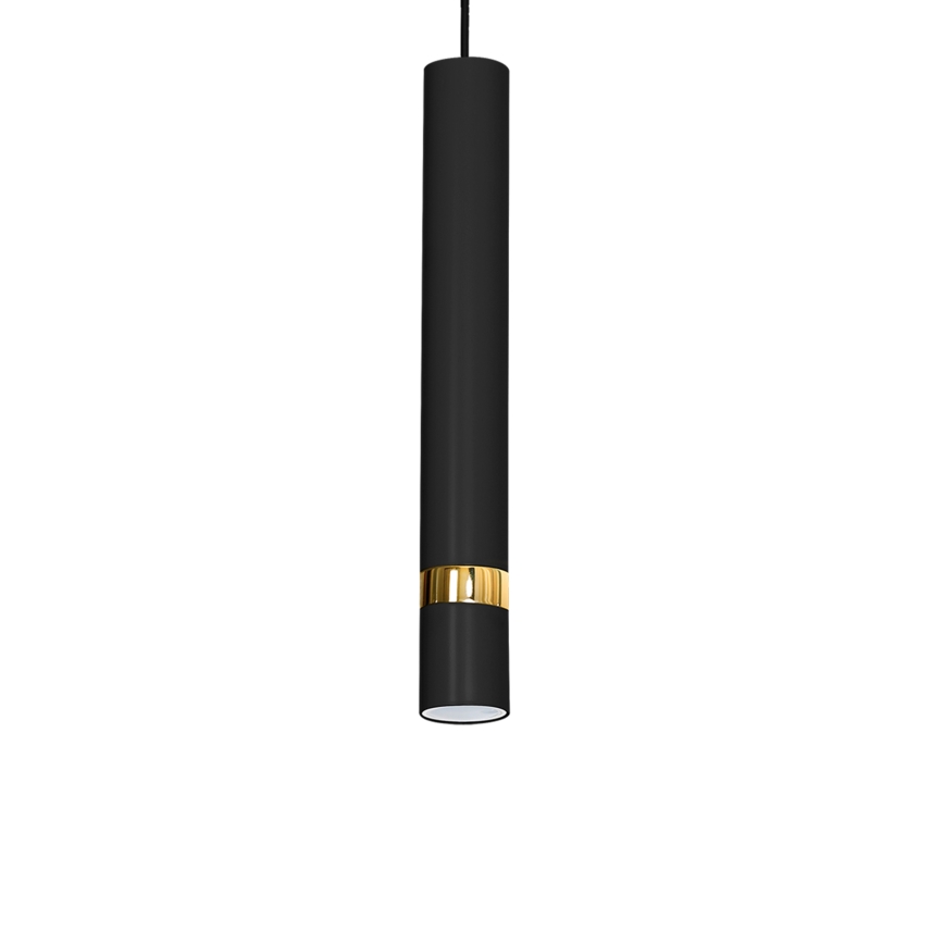 Підвісна люстра на тросі JOKER 1xGU10/25W/230V чорна/золота