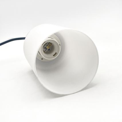 Підвісна люстра на тросі MARKUS 1xE27/15W/230V чорна/дуб