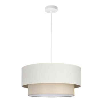 Підвісна люстра на тросі NATIA 1xE27/60W/230V, діаметр 45 см, кремова