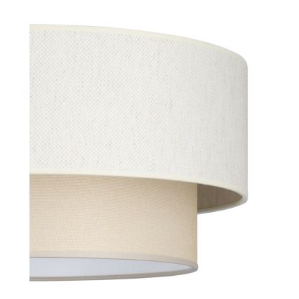 Підвісна люстра на тросі NATIA 1xE27/60W/230V, діаметр 45 см, кремова