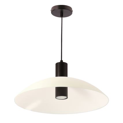 Підвісна люстра на тросі TEDIN 1xGU10/15W/230V біла/чорна