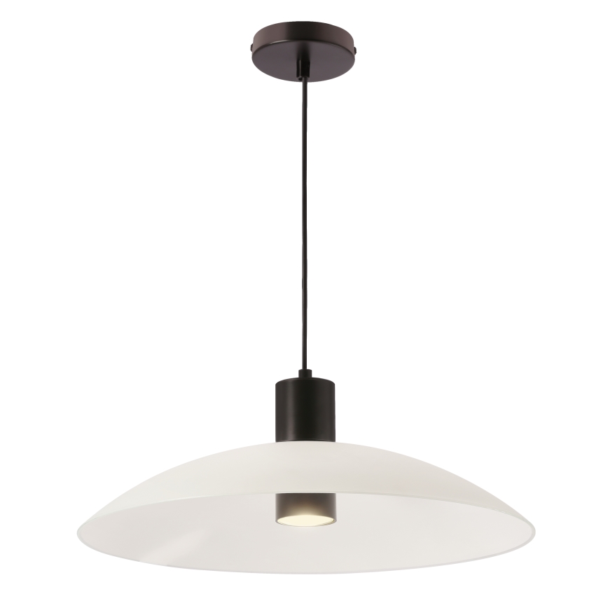 Підвісна люстра на тросі TEDIN 1xGU10/15W/230V біла/чорна