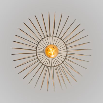 Підвісна люстра на кабелі OVELLA 1xE27/15W/230V діам. 36 см кремова