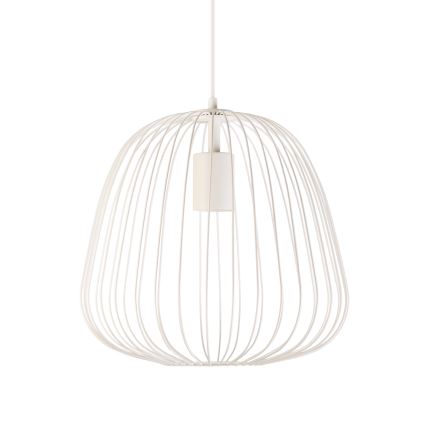 Підвісна люстра на кабелі OVELLA 1xE27/15W/230V діам. 36 см кремова