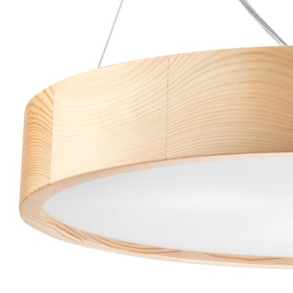 Підвісна люстра NATURAL 3xE27/60W/230V ø 47 см сосна