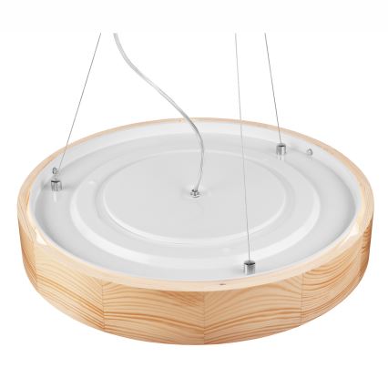 Підвісна люстра NATURAL 3xE27/60W/230V ø 47 см сосна