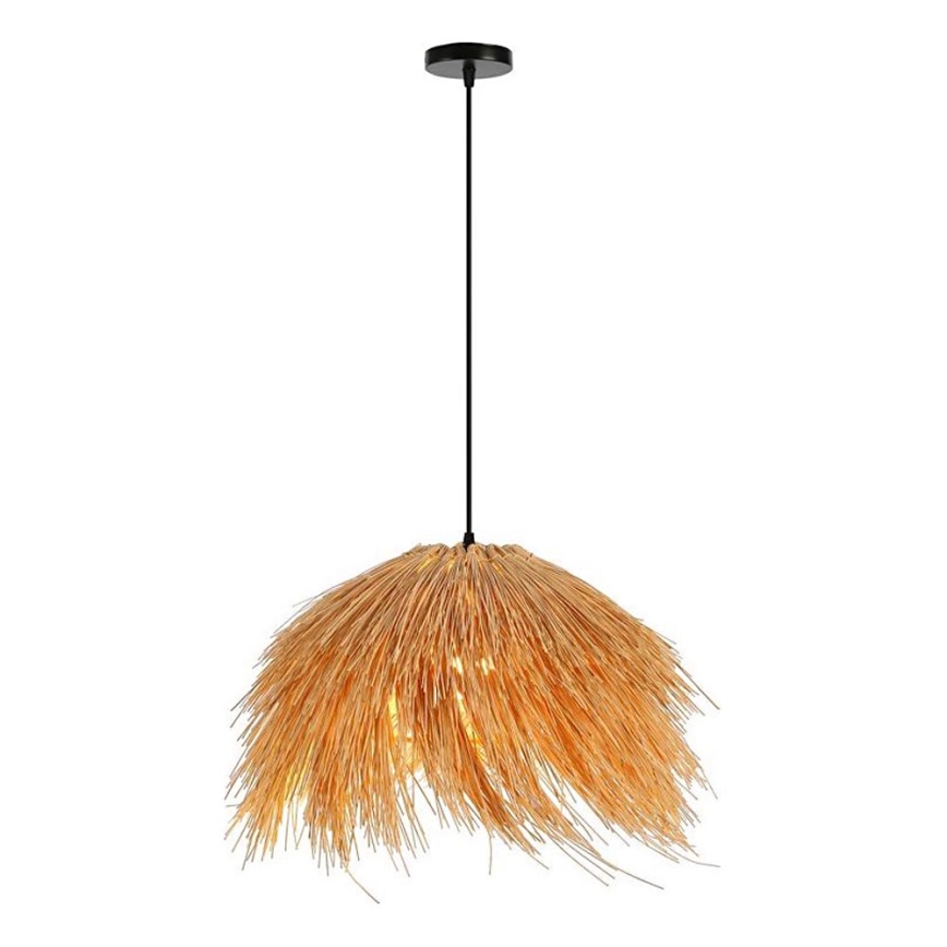 Підвісна люстра NATURALEZA 1xE27/40W/230V діаметр 55 см ротанґ