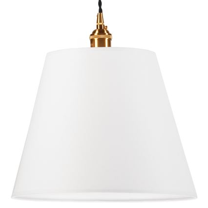 Підвісна люстра NELLY 1xE27/60W/230V білий/мідний