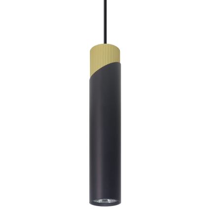Підвісна люстра NEO 1xGU10/8W/230V чорний/золотистий