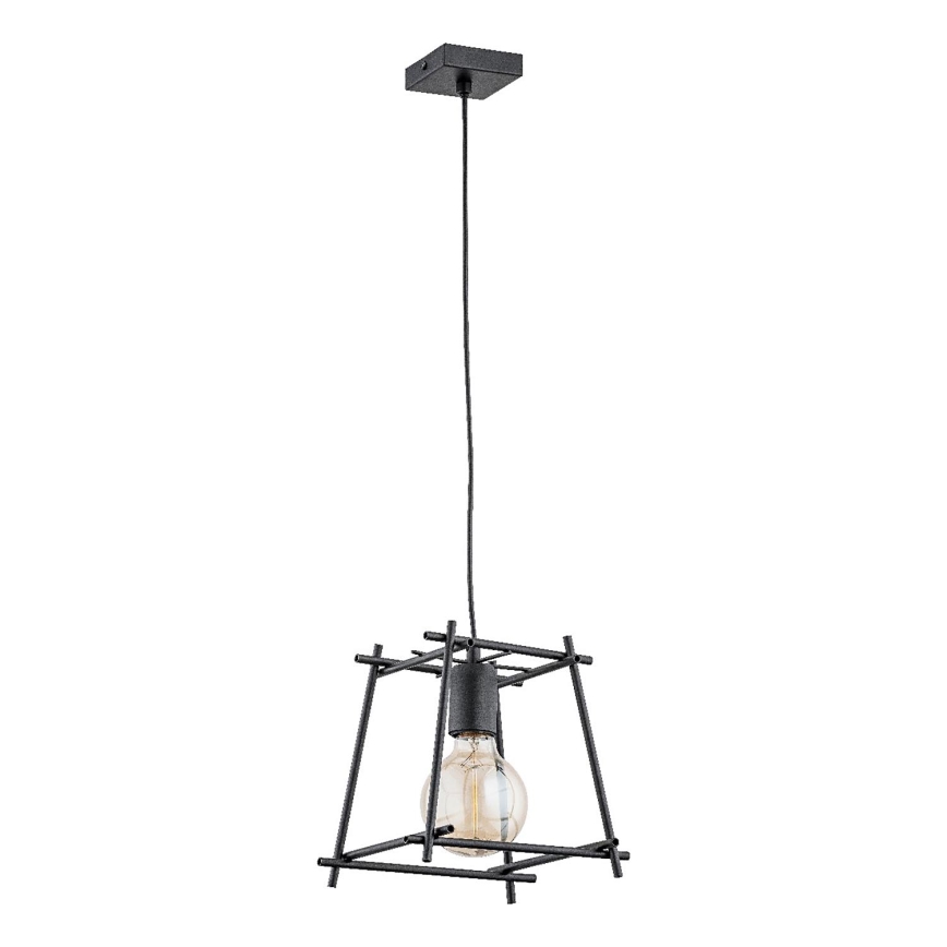 Підвісна люстра NETI 1xE27/15W/230V чорний