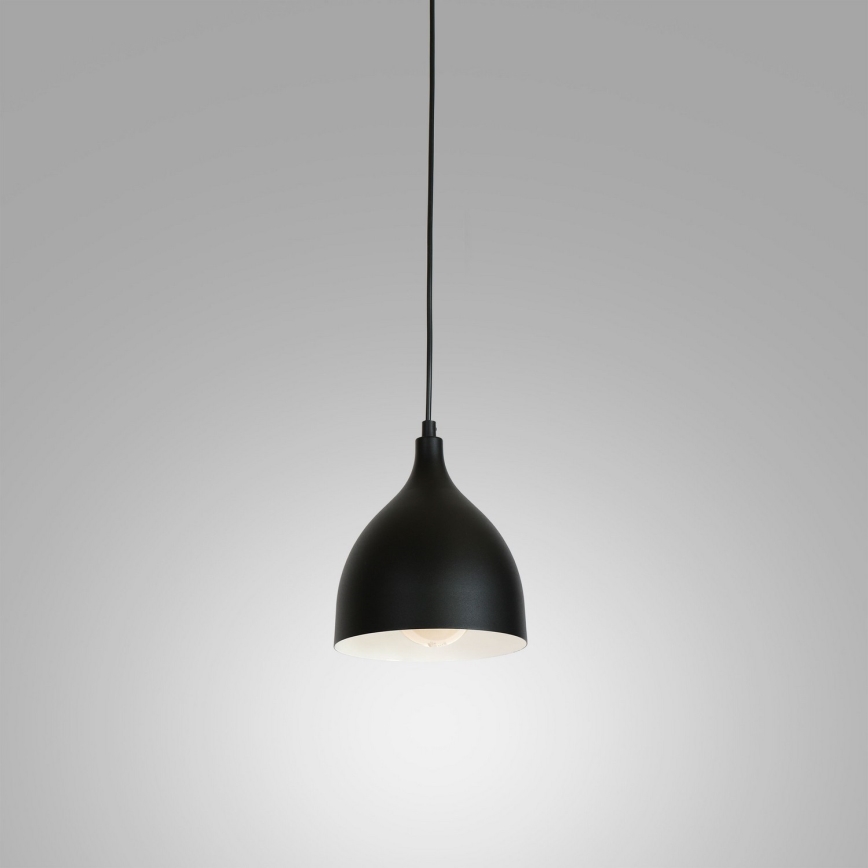 Підвісна люстра NOAK 1xE27/15W/230V чорний