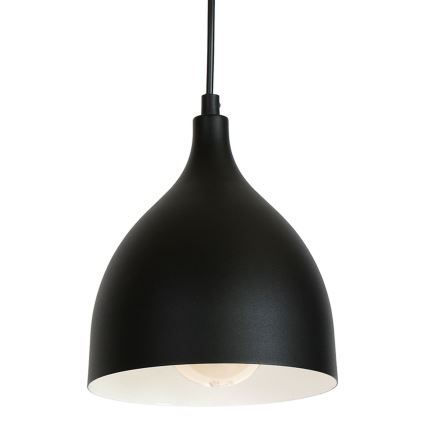 Підвісна люстра NOAK 1xE27/15W/230V чорний