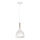 Підвісна люстра NOAK WOOD 1xE27/15W/230V білий/бук