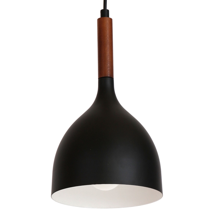 Підвісна люстра NOAK WOOD 1xE27/60W/230V