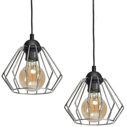 Підвісна люстра NORMAN 1xE27/60W/230V