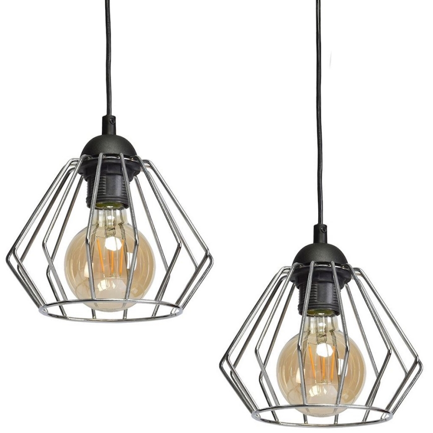 Підвісна люстра NORMAN 1xE27/60W/230V
