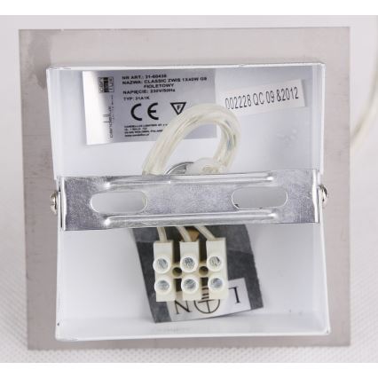 Підвісна люстра ODEN 1xG9/40W/230V ø 12 см