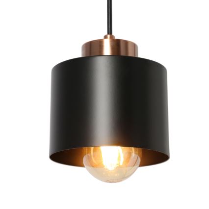 Підвісна люстра OLENA 1xE27/60W/230V чорний