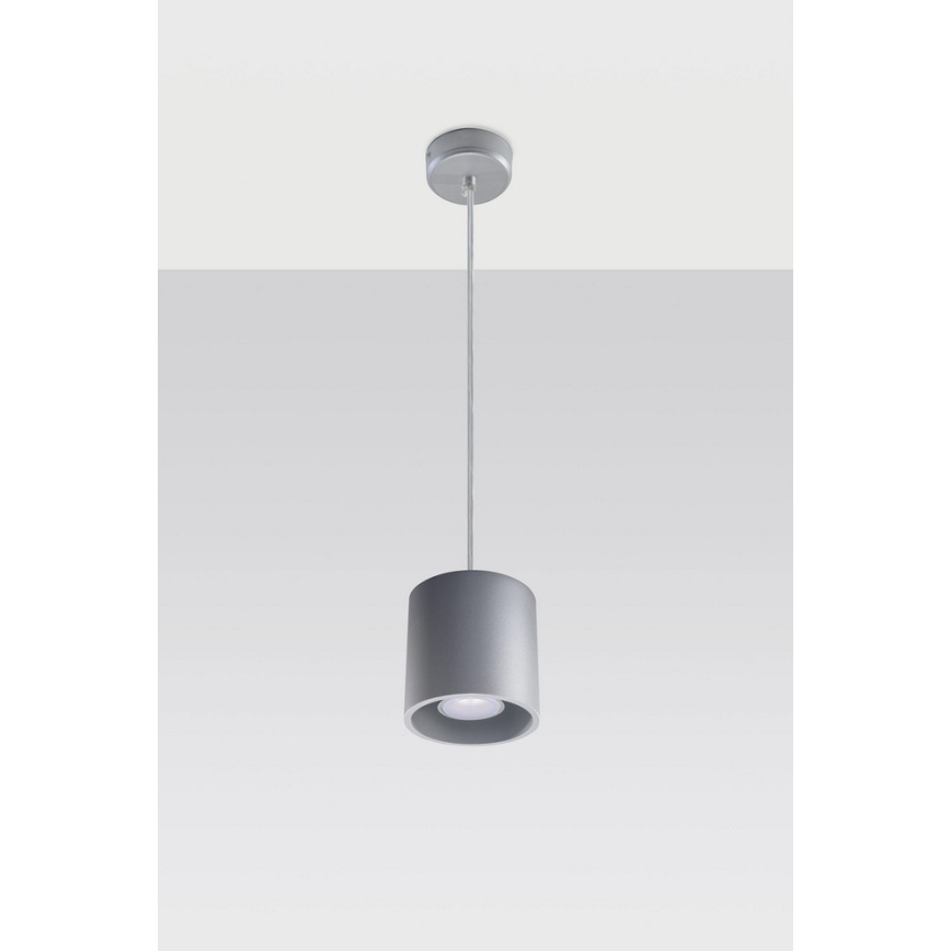 Підвісна люстра ORBIS 1 1xGU10/40W/230V сірий