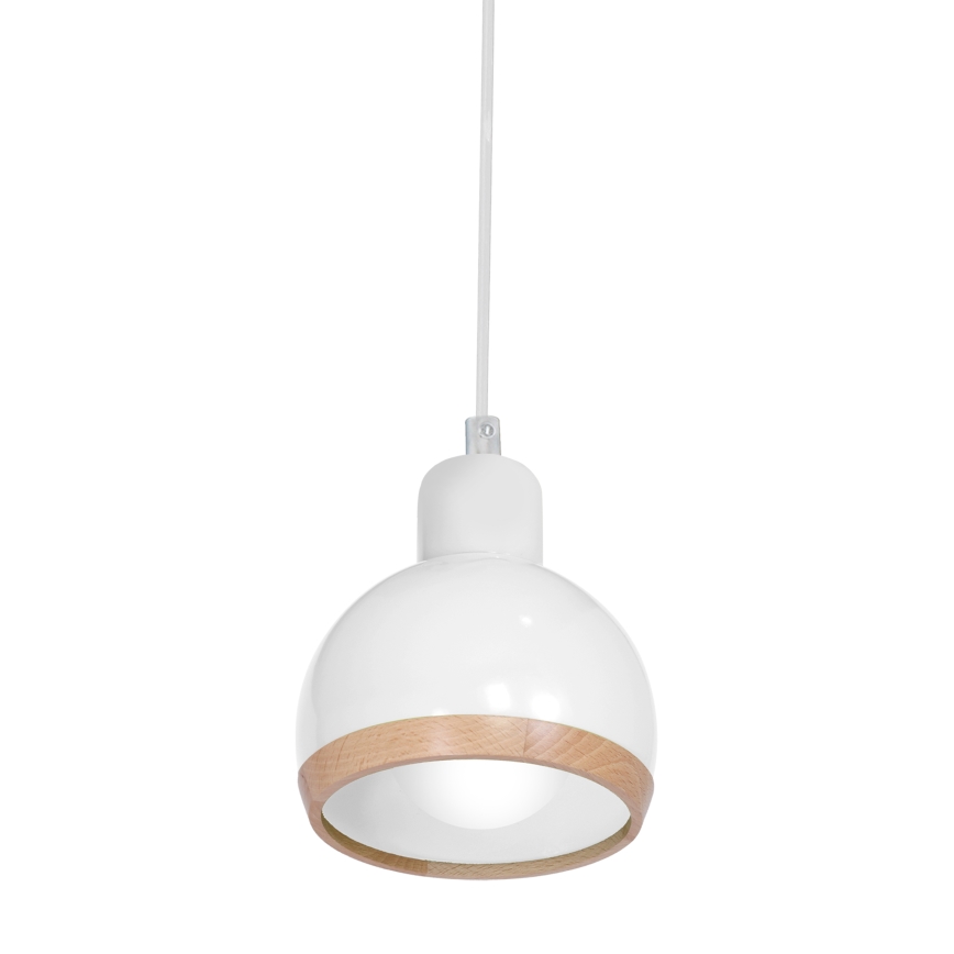 Підвісна люстра OVAL 1xE27/60W/230V білий