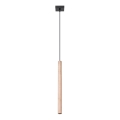 Підвісна люстра PASTELO 1xG9/8W/230V бук