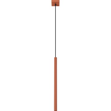 Підвісна люстра PASTELO 1xG9/8W/230V червоний