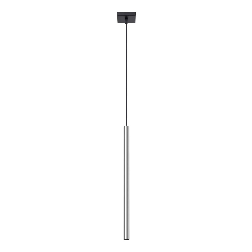 Підвісна люстра PASTELO 1xG9/8W/230V глянцевий хром