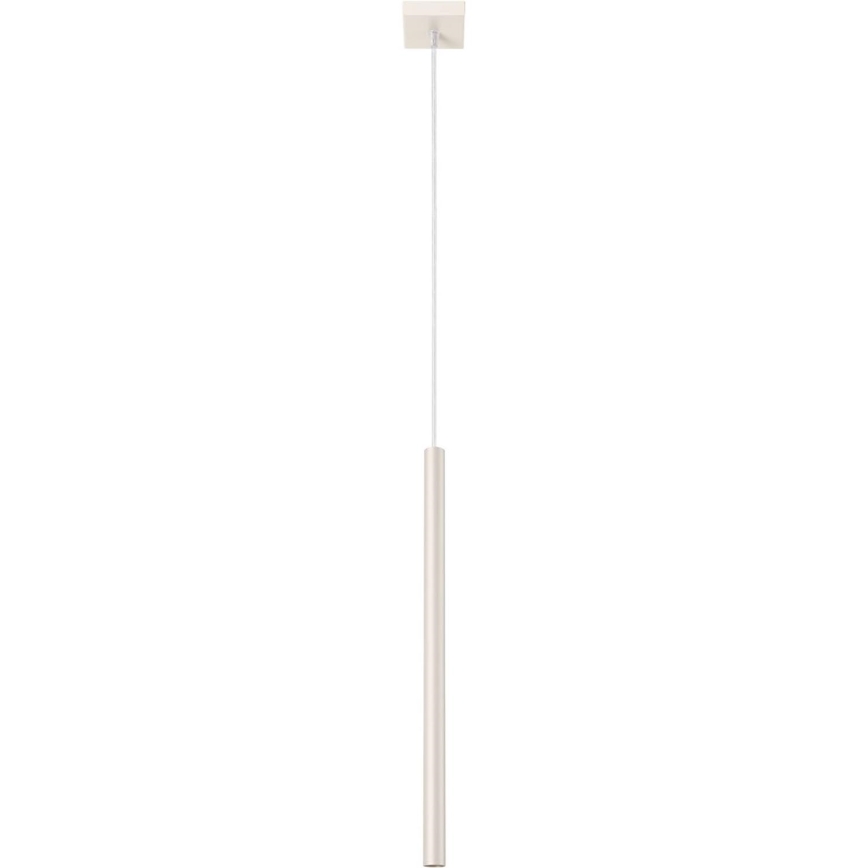 Підвісна люстра PASTELO 1xG9/8W/230V кремовий
