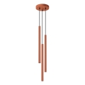 Підвісна люстра PASTELO 3xG9/8W/230V червоний