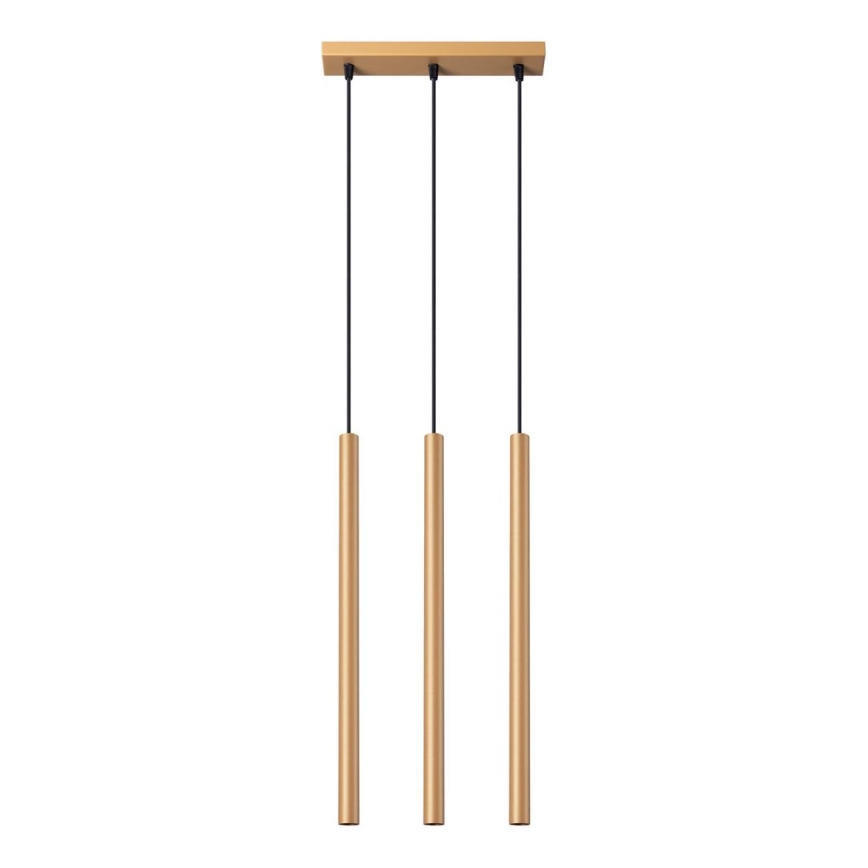 Підвісна люстра PASTELO 3xG9/8W/230V золотий
