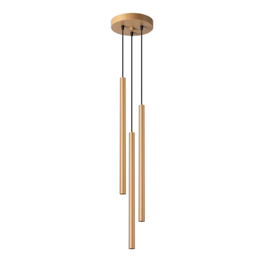 Підвісна люстра PASTELO 3xG9/8W/230V золотий