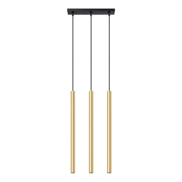 Підвісна люстра PASTELO 3xG9/8W/230V золотий