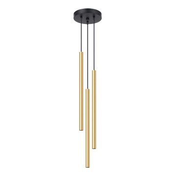 Підвісна люстра PASTELO 3xG9/8W/230V золотий