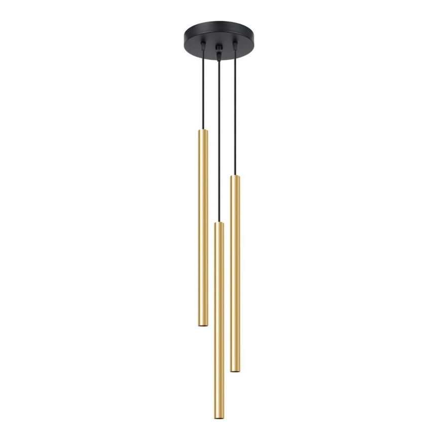 Підвісна люстра PASTELO 3xG9/8W/230V золотий