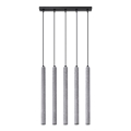 Підвісна люстра PASTELO 5xG9/8W/230V бетон