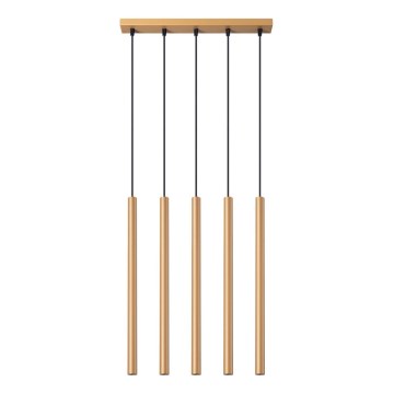 Підвісна люстра PASTELO 5xG9/8W/230V золотий