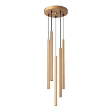 Підвісна люстра PASTELO 5xG9/8W/230V золотий