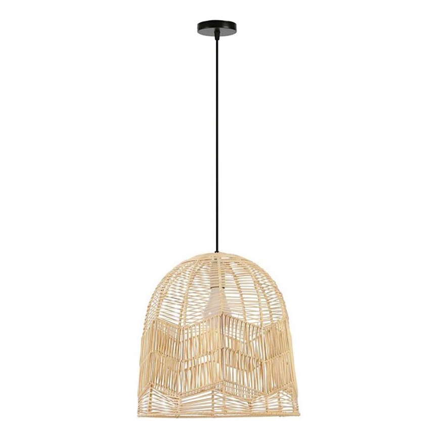 Підвісна люстра PELO 1xE27/40W/230V діаметр 40 см ротанґ