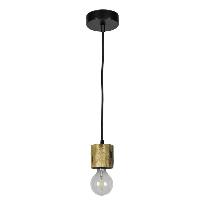 Підвісна люстра PINO 1xE27/60W/230V сосна